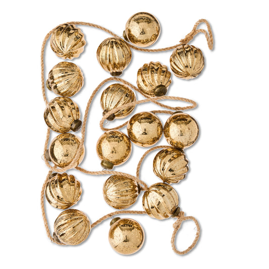 Gold Shatterproof Ornament Christmas Garland, 72 In, by