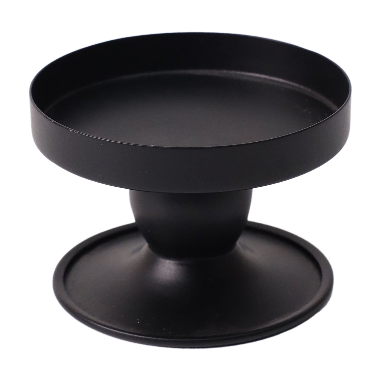 2.25" Flippable Candle Holder, Black