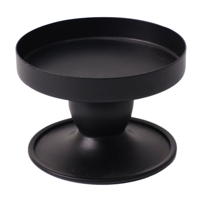 2.25" Flippable Candle Holder, Black