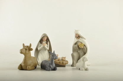 Nativity Sets for Christmas, 10 Pcs Nativity Scene Statues, Suitable for Religious Decor and Interior Home Decor
