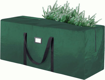 7.5 Ft Christmas Tree Storage Bag , for Big Artificial Xmas Tree,Holiday Trees, Green (50*16*20In)