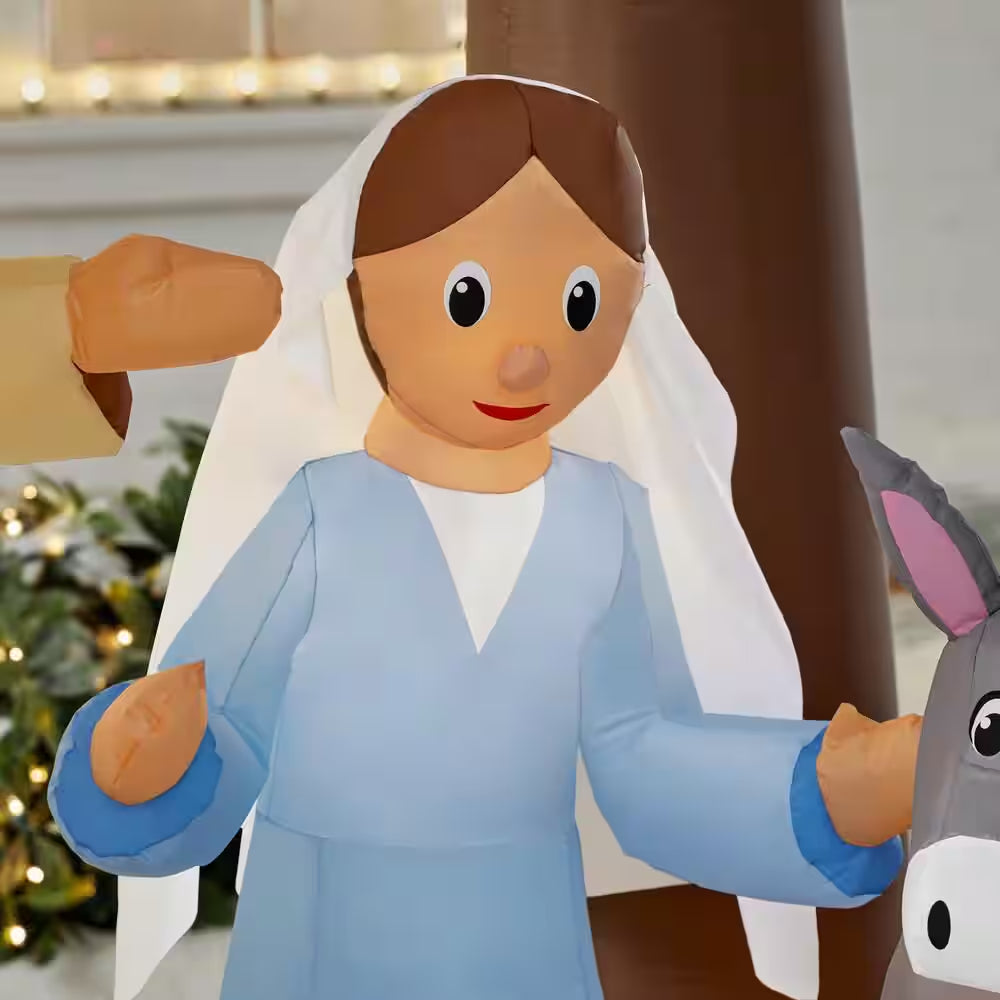 6 Ft LED Nativity Scene