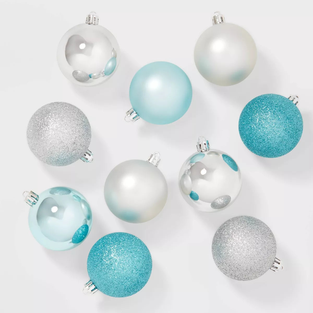50Ct Shatter-Resistant round Christmas Tree Ornament Set - Wondershop