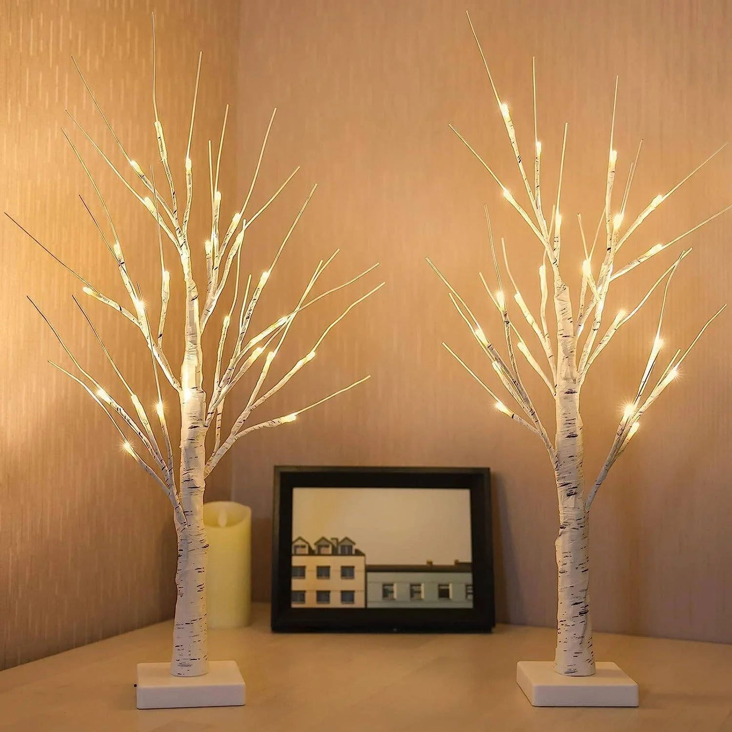 Lighted Home Indoor Birch Tree, 1.543 Lb
