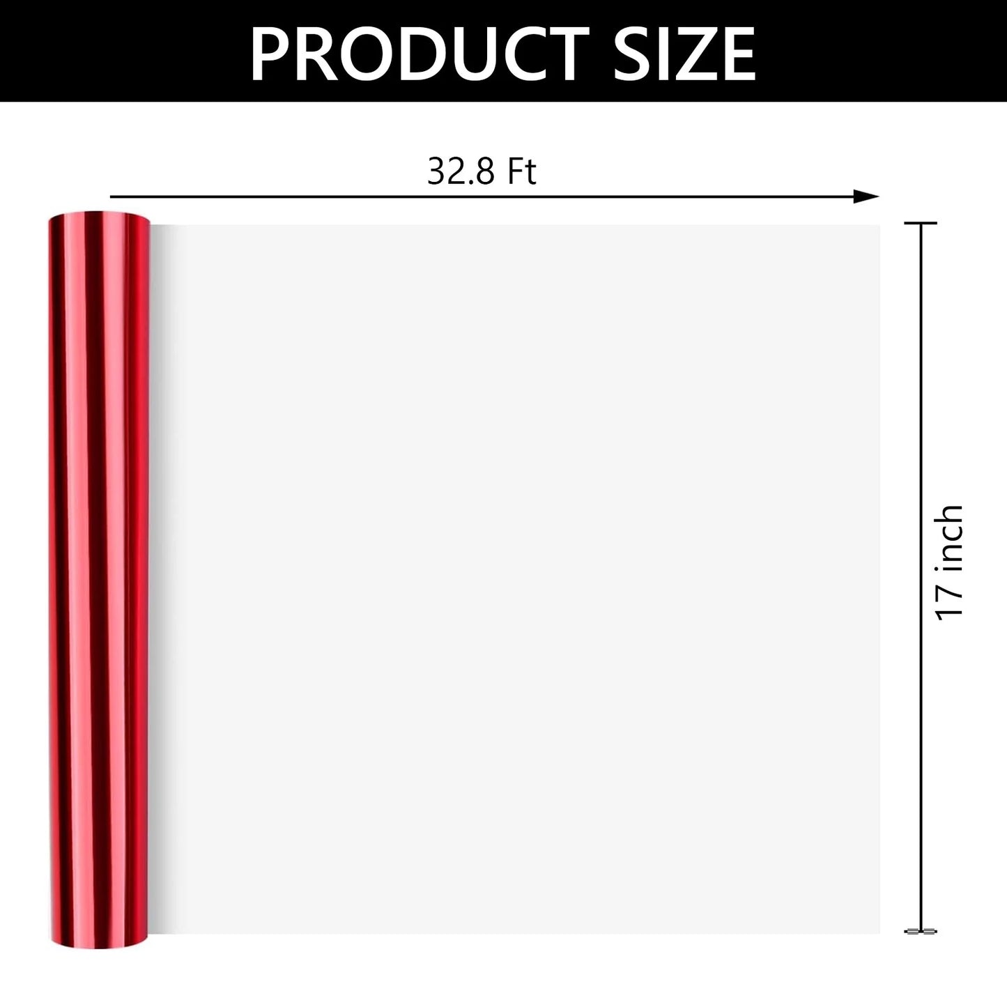 Metallic Wrapping Paper Solid Color Packaging Paper 17 Inch X 32.8 Ft Matte Wrapping Paper Gift Wrapping Paper for Wedding Birthday Christmas Red