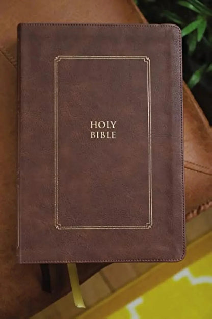 Kjv, Thompson Chain-Reference Bible, Large Print, Leathersoft, Brown, Red Letter, Thumb Indexed, Comfort Print, (Hardcover)