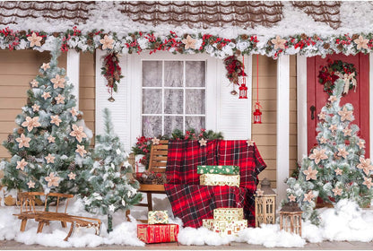 36 Pieces Christmas Glitter Poinsettia 3/4/6 Inch Faux Flowers Christmas Flowers Decorations Wedding Xmas Tree New Year Ornaments(Rose Gold)