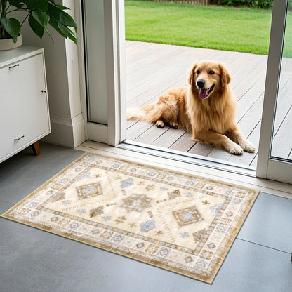 Boho Kitchen Rug Sets 3 Piece Runner Bohemian Mats Non Skid Washable Kitchen Floor Mat Runner