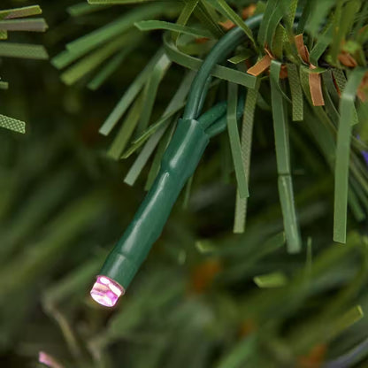 30 in Grand Duchess Twinkling Battery Operated Balsam Fir LED Pre-Lit Wreath