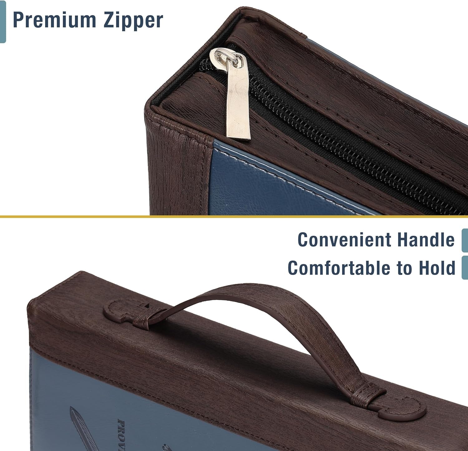 - Bible Covers for Men, 10.7" X 7.5" X 2.4”, Bible Case for Men, Bible Bag, Bibl