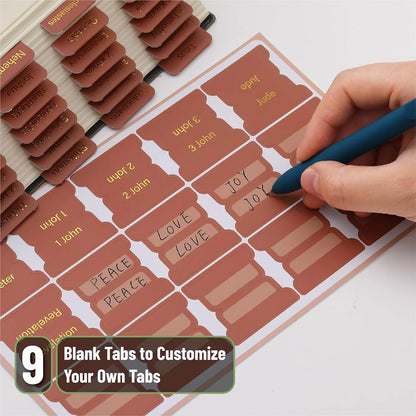 - Bible Tabs, 75 Tabs, Metallic Gold Lettering Bible Tabs for Women and Men