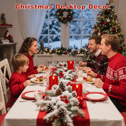 Flameless Candles Lights, Set of 3 Red Flickering LED Candles with Remote & Timer, Dimmable LED Pillar Candles Battery Operated, Electric Candles for Home Thanksgiving Christmas Decor