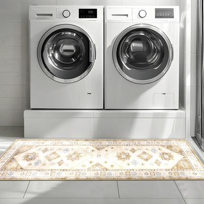 Boho Kitchen Rug Sets 3 Piece Runner Bohemian Mats Non Skid Washable Kitchen Floor Mat Runner