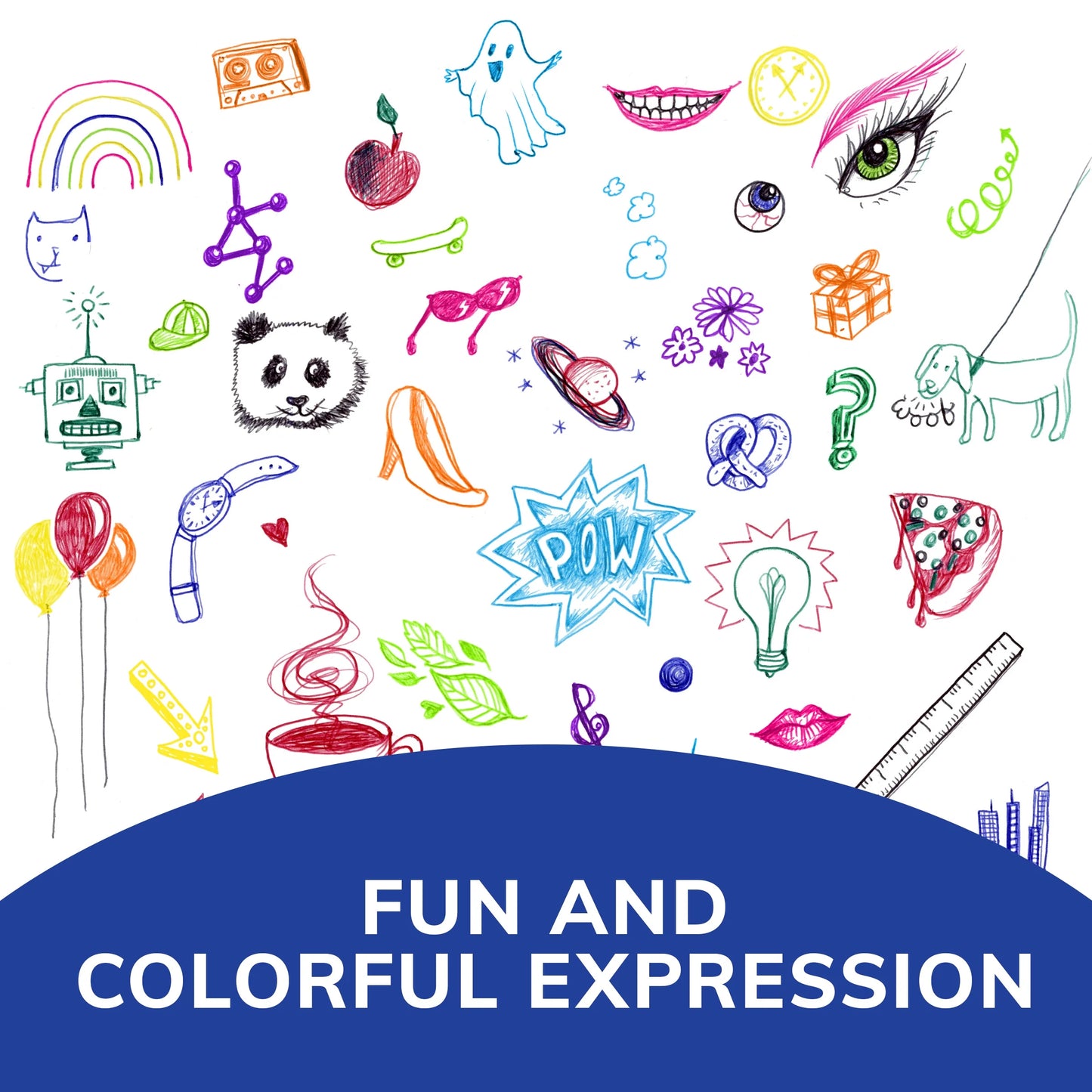 4-Color Retractable Ballpoint Pens, Medium Point 1.0 Mm, Assorted Ink, 3 Count