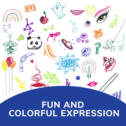 4-Color Retractable Ballpoint Pens, Medium Point 1.0 Mm, Assorted Ink, 3 Count