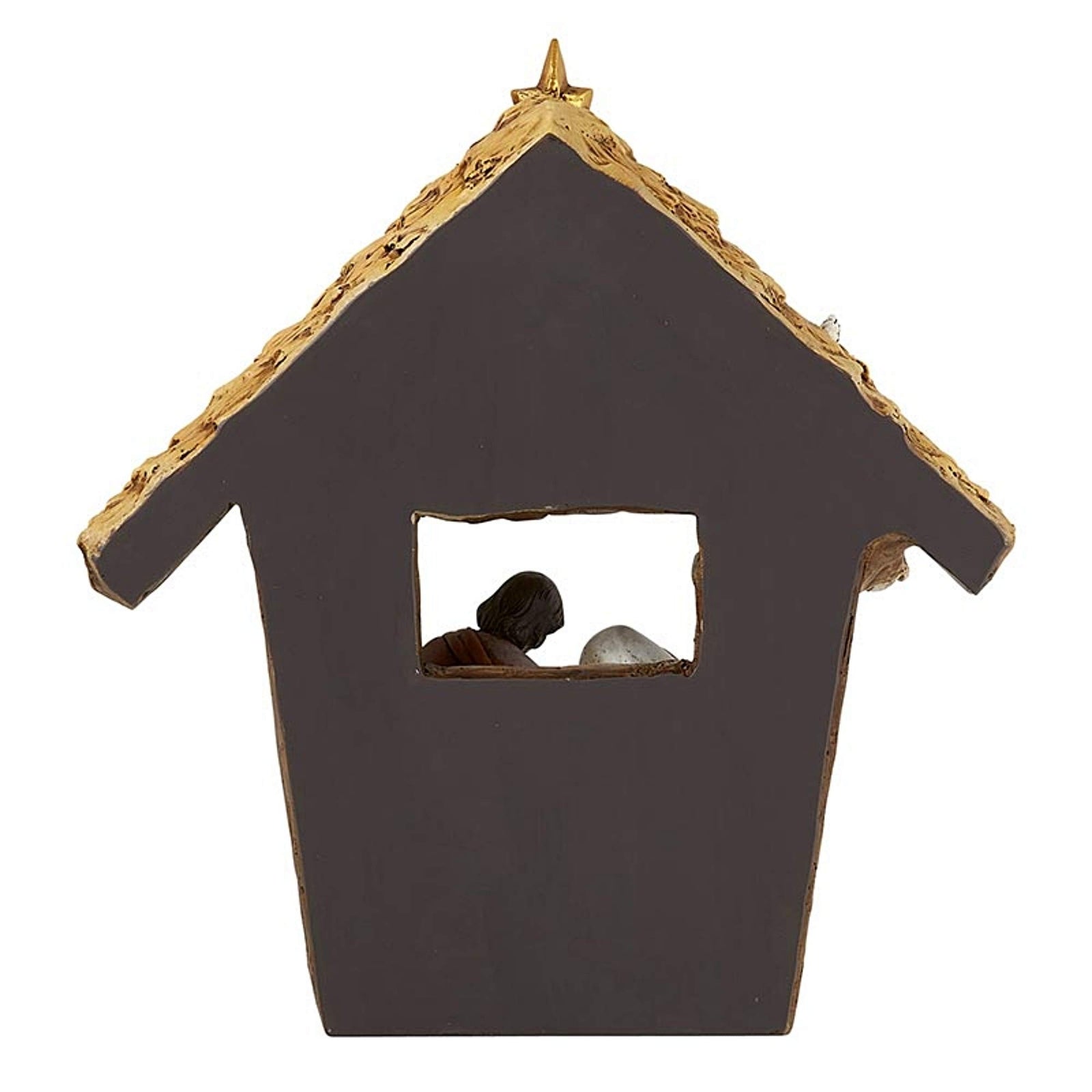 Needzo Holy Family Nativity Figurine Set, Baby Jesus in Manger, Christian Chr...