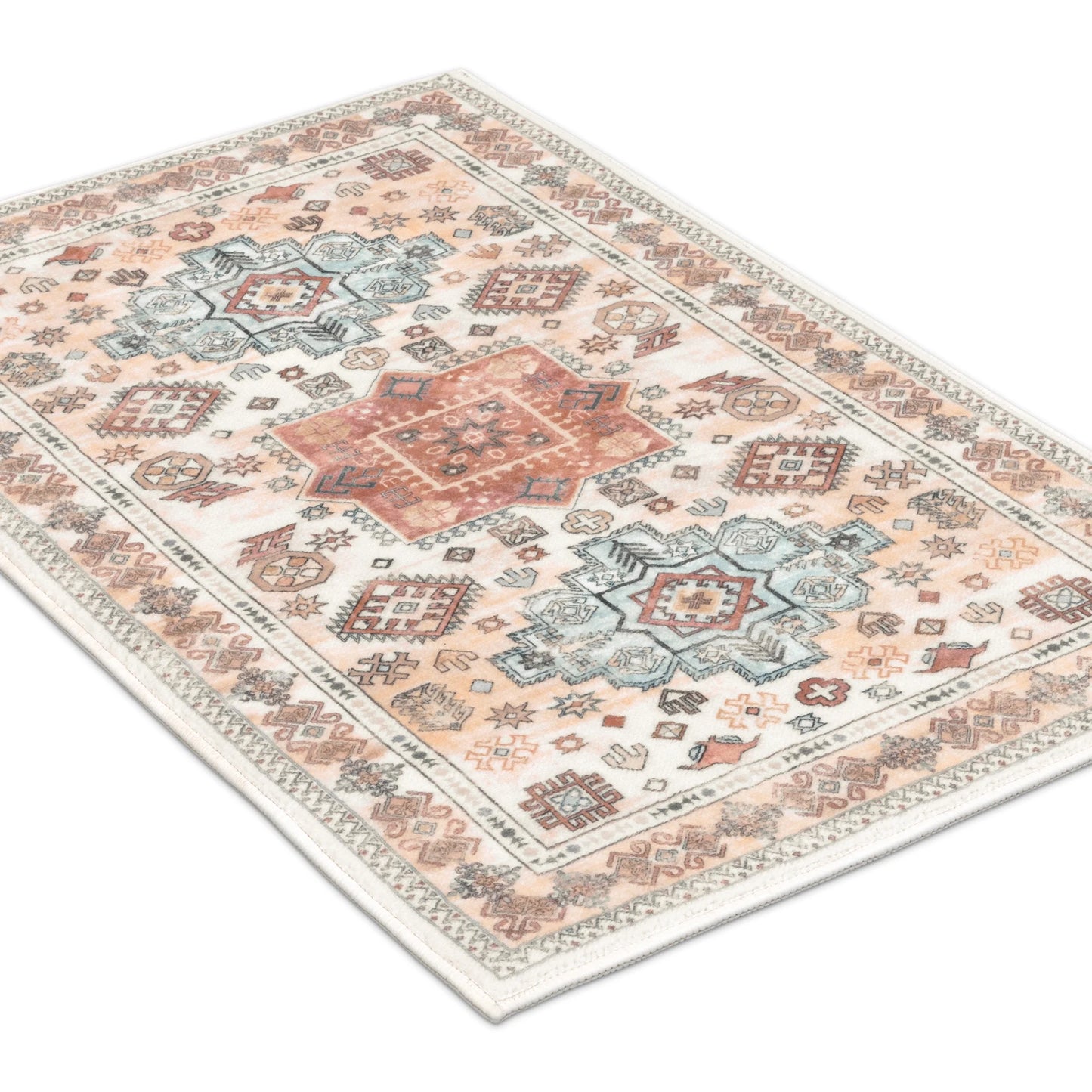 3 Pieces Boho Kitchen Rug Sets Non Slip Soft Kitchen Mat Floor Mat for Kitchen, Laundry Room and Hallway