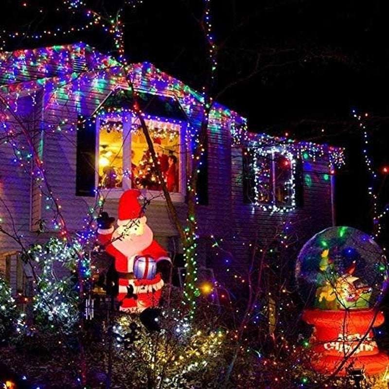 Christmas Icicle Lights Outdoor, 360 LED 29.5Ft 8 Modes Fairy Icicle String